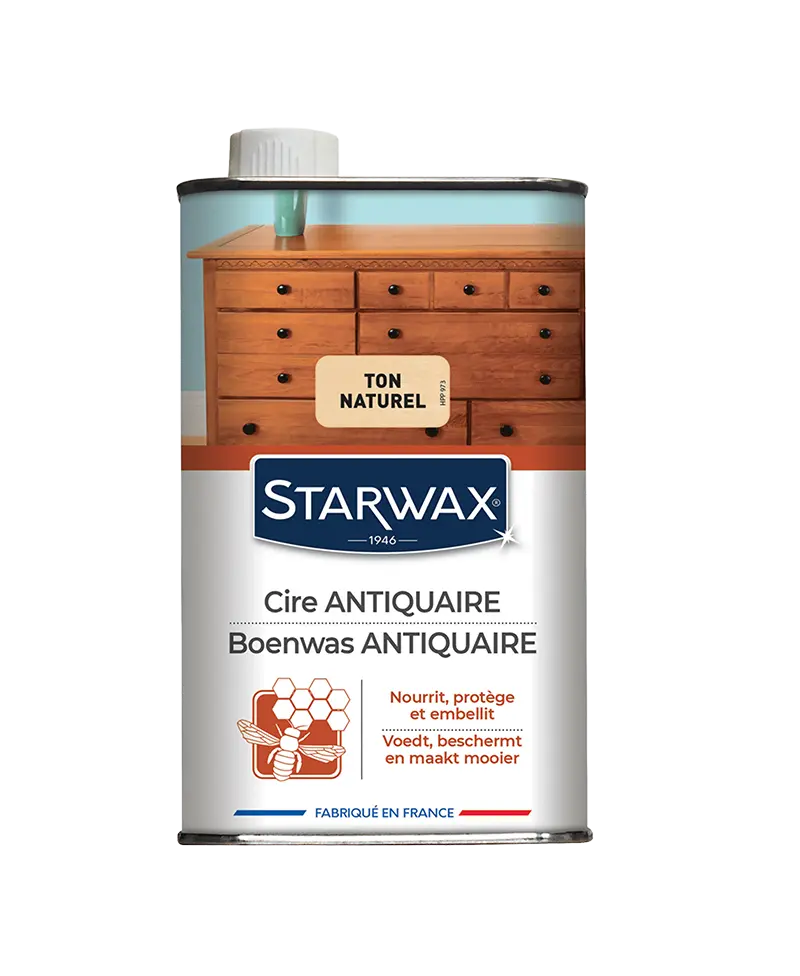 Starwax Cire antiquaire liquide ton naturel 500 ml 
