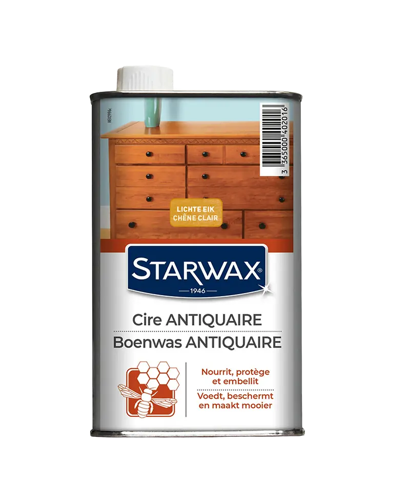 Starwax Cire antiquaire liquide chêne clair 500ml 