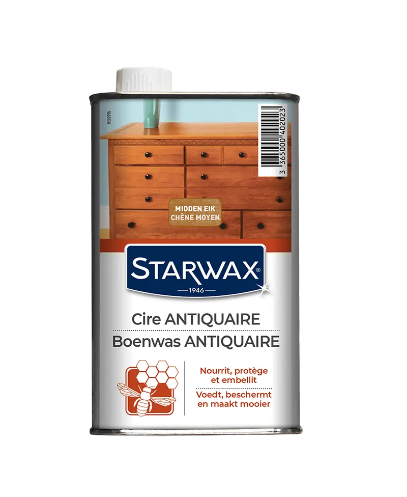 Starwax Cire antiquaire liquide chêne moyen 500ml