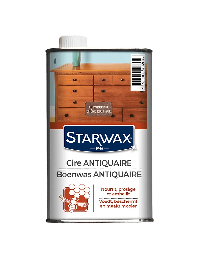 Starwax Cire antiquaire liquide chêne ton rustique 500ml 