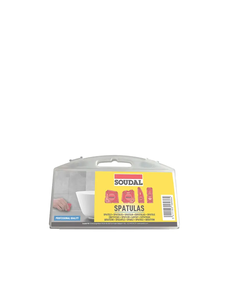 Soudal Set de 4 raclettes