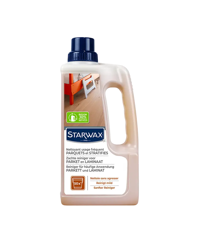 STARWAX Nettoyant usages fréquents parquets vitrifies et stratifies 1 L