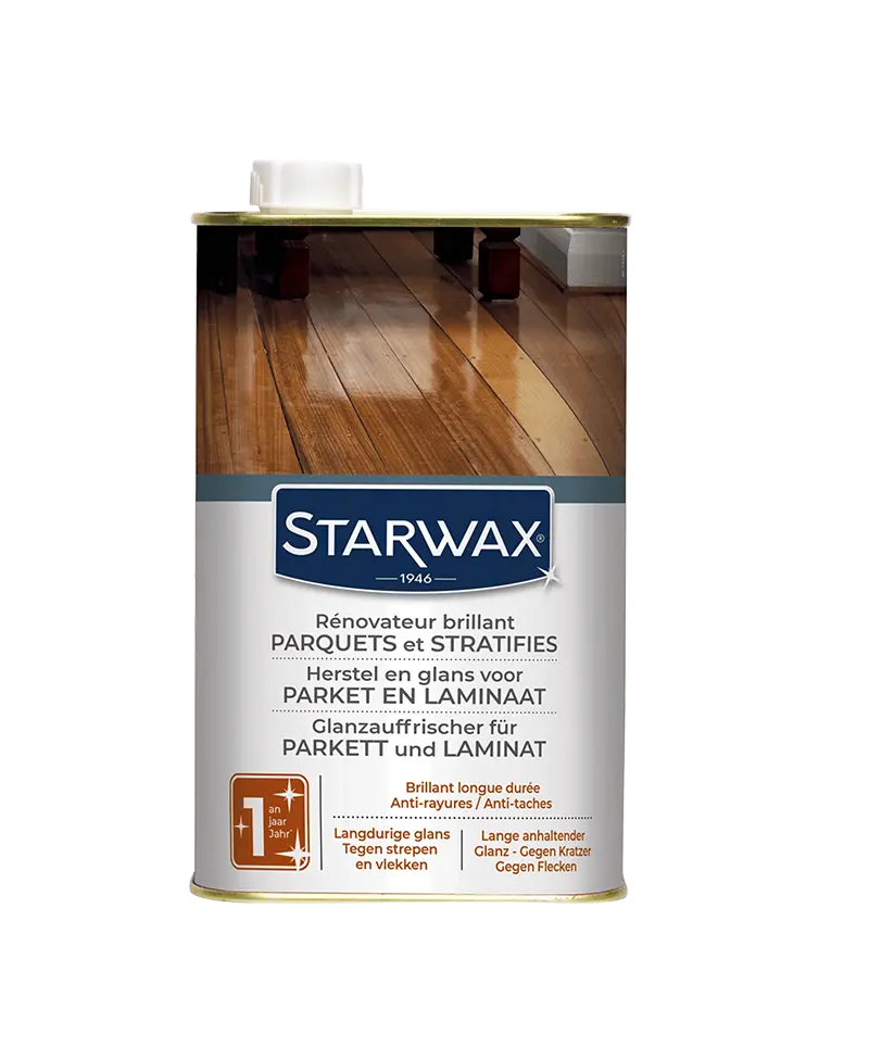 Starwax Rénovateur longue durée parquets vitrifies et stratifies 1L