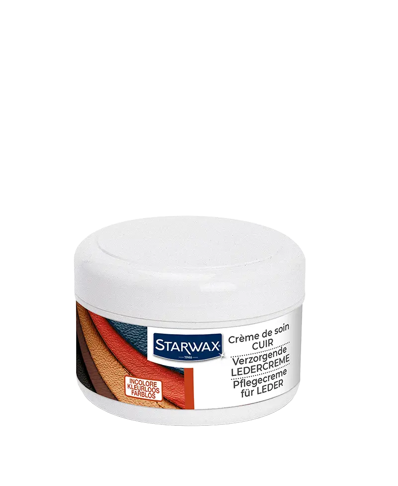 Starwax Crème de soin incolore pour cuir 150 ml
