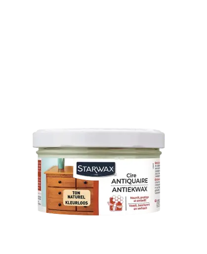 [00054] Starwax Cire antiquaire pate ton naturel 375ml 