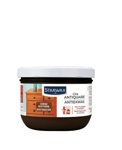[40007] Starwax Cire antiquaire pate ton rustique 375ml 