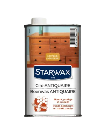 [40201] Starwax Cire antiquaire liquide chêne clair 500ml 
