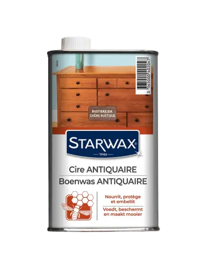 [40204] Starwax Cire antiquaire liquide chêne ton rustique 500ml 