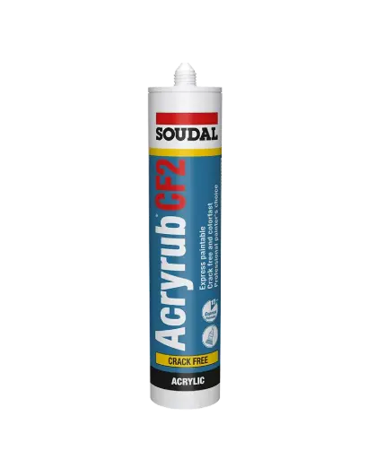 [310076] Soudal Acryrub CF2 blanc 310ml