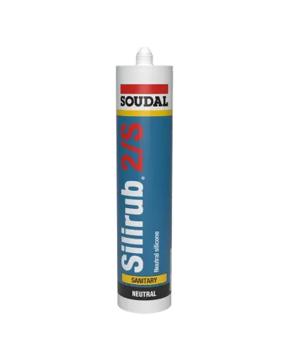 [00517] Soudal Silirub 2S blanc 300ml