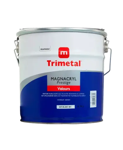 [TRIMETALPBV10] Trimetal Magnacryl Prestige Blanc Velours 10 L