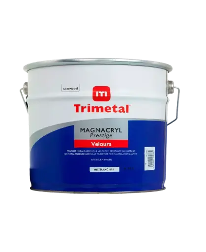 [TRIMETALPBV10] Trimetal Magnacryl Prestige Blanc Velours 10 L