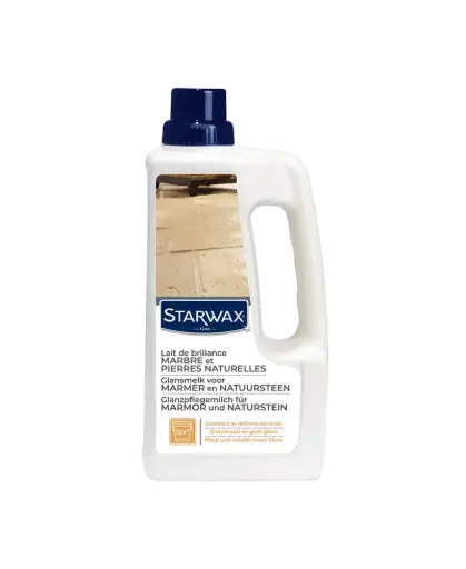 [40590] Starwax Lait brillance marbre & pierres naturelles 1 L