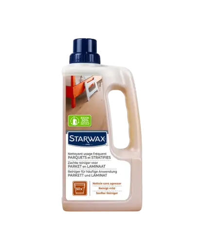 [40213] STARWAX Nettoyant usages fréquents parquets vitrifies et stratifies 1 L
