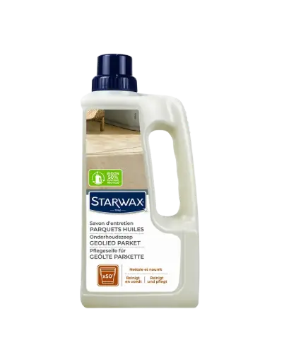 [40212] Starwax Savon d'entretien parquets huiles 1L